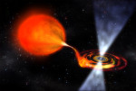 Milisekundový pulsar (kresba)