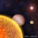Exoplanety v představách malíře