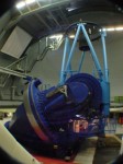 3,6 m dalekohled Evropské jižní observatoře v Chile. Credit: ESO