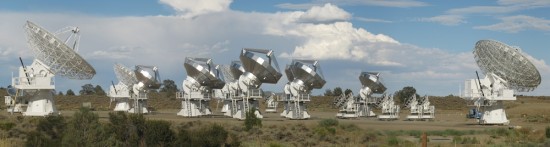 Radioteleskopy CARMA. Zdroj: Wikipeda