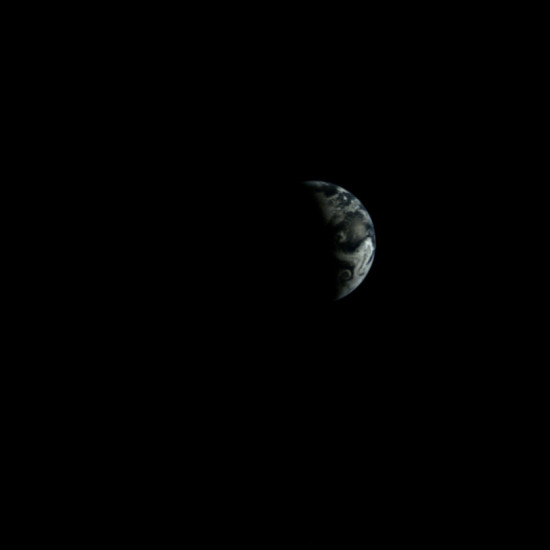 Na Vánoce roku 2013 pořídila tento snímek Země čínská sonda Chang'e 3.