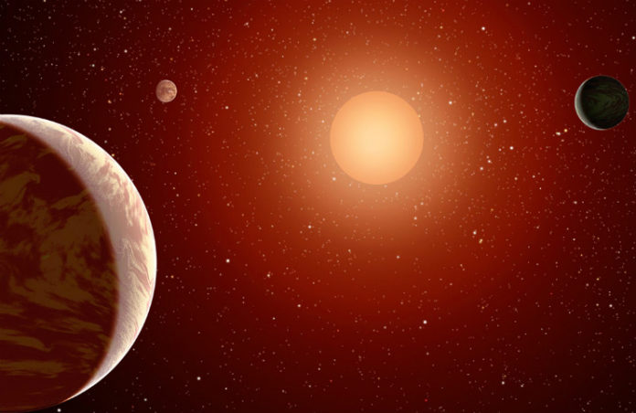 TRAPPIST-1 v představách malíře. Credit: NASA