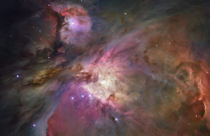 Mlhovina v Orionu. Foto: NA, Public domain